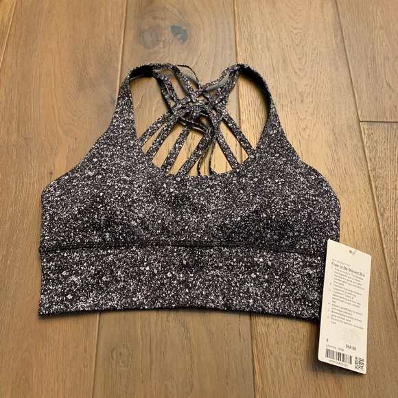 Lululemon Splatter Free to be moved bra size 8 - Picture 1 of 4